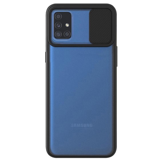 CaseUp Samsung Galaxy A71 Kılıf Camera Swipe Protection Siyah 2